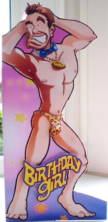 Stripper Dude Shaped. by Ann Ramsell