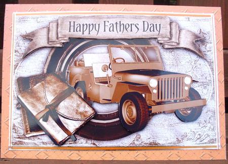 Driving Birthday/fathers Day Card by Ann Ramsell