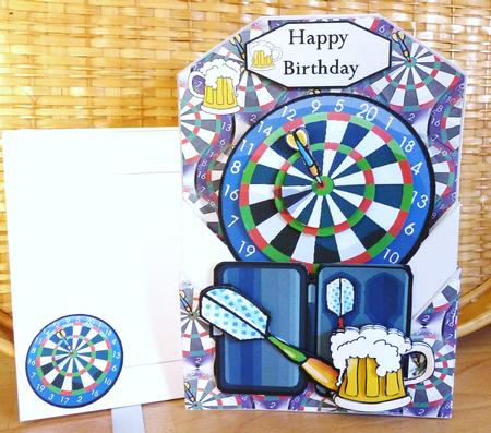 Darts and Beer Double Up Front Kit by Ann Ramsell