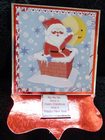 Santa in the Chimney by Ann Ramsell
