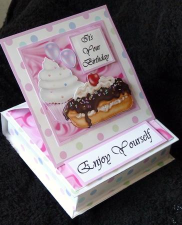 New Trinket Box Easel Card Kit - Cakes by Ann Ramsell