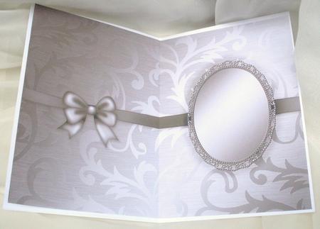 Elegant Metallic Greeting Matching Insert A5 Portrait by Ann Ramsell