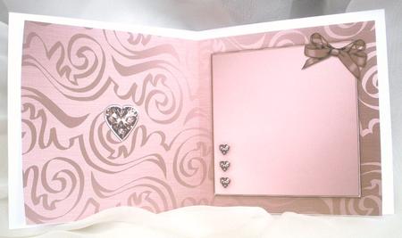 Elegant Flourish Matching Insert Square Portrait by Ann Ramsell
