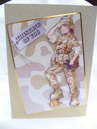 Army Lady A4. by Ann Ramsell