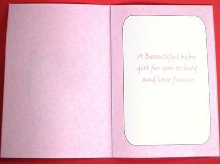 Pink New Baby Insert by Ann Ramsell