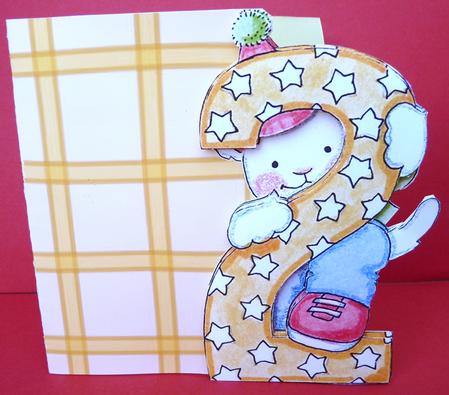 2nd Birthday Quick Card by Ann Ramsell