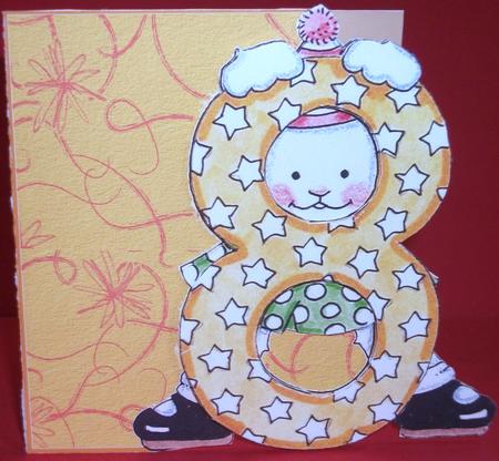 8th Birthday Quick Card by Ann Ramsell