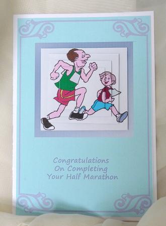 Congratulations - Half Marathon Male by Ann Ramsell