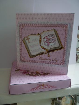Christening Girl Box/card by Ann Ramsell