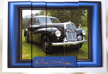 Vintage Police Car by Ann Ramsell