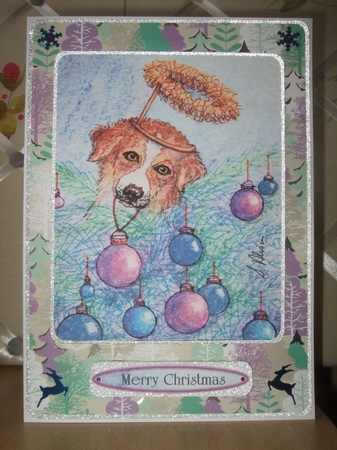 She Wanted to Be Tree Fairy Wavy Corner Stacker Topper by Ann-Marie Lawson