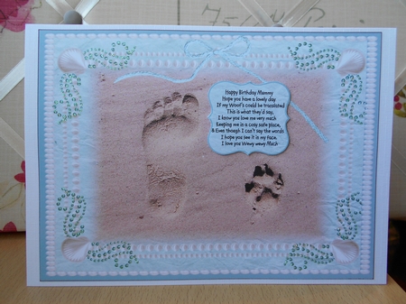 DOGGY MUMMY CARD FROM THE DOG GREAT DOGGY VERSE by Ann-Marie Lawson