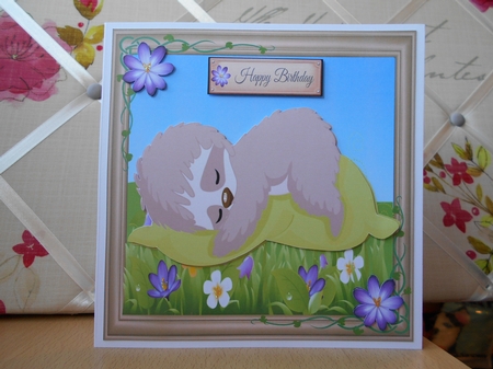 Sleepy Sloth 8x8 Mini Kit by Ann-Marie Lawson