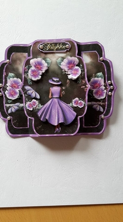 Moon Fleurs 2 -  Quick & Easy Pop-out Card Mini-kit by Ann-Marie Mathiesen