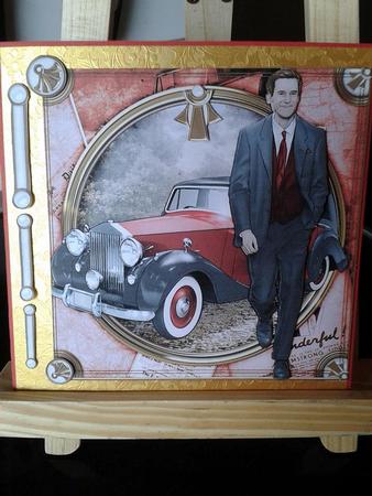 Art Deco Man Antonio (red) Mini Kit by Ann-Marie Mathiesen
