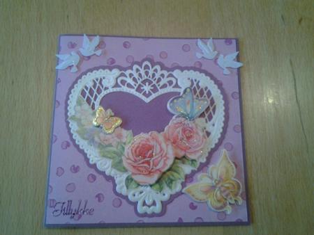 Happy Dots Backing, Chocking Pink by Ann-Marie Mathiesen