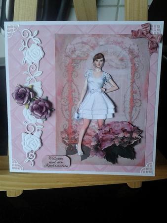 Pretty Confirmation Girl by Ann-Marie Mathiesen
