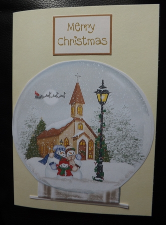 The Night Before Christmas Snow Globe by Ann McKenzie