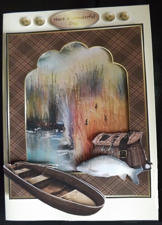 3D Open Front Easel Kit - Catch of the Day by Ann McKenzie