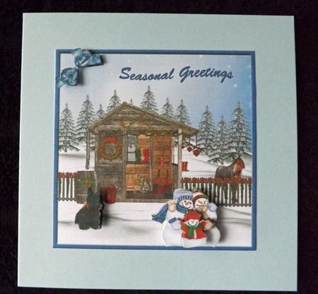 Pottingshed at Christmas by Ann McKenzie