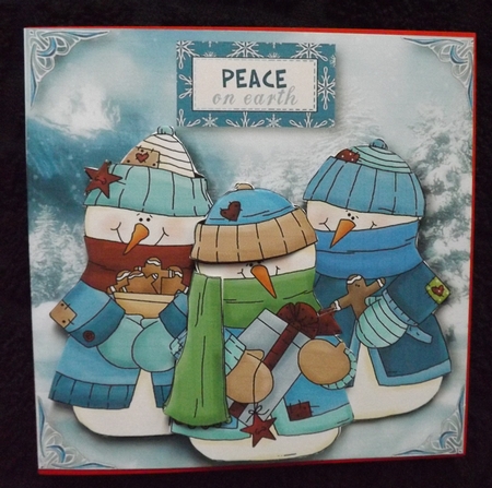Snowman Trio - Peace on Earth by Ann McKenzie