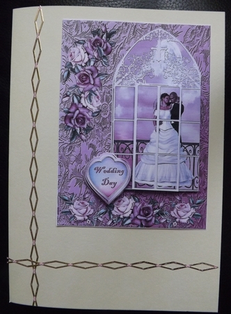 Bridal Couple in Church Window - Wedding - Forever in Love by Ann McKenzie