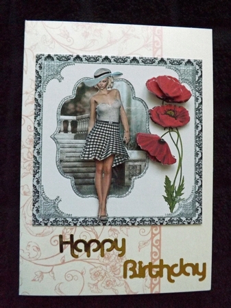 Poppies and Gingham by Ann McKenzie