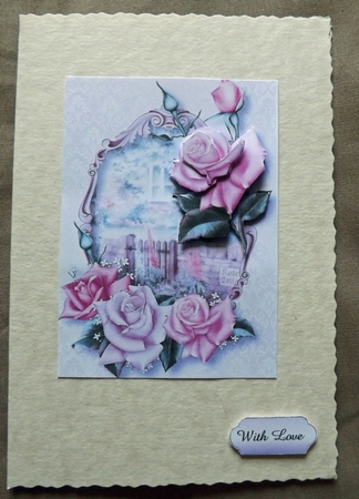 Gorgeous Edwardian Rose Cottage with Decoupage by Ann McKenzie