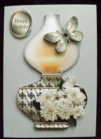 Oil Lamp Card Mini Kit - White Cluster by Ann McKenzie