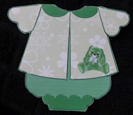 Romper Suit Green by Ann McKenzie