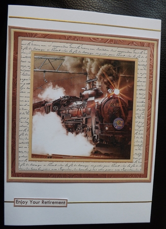 Steam Train 8x8 Mini Kit & Pyramage with Birthday Ages by Ann McKenzie