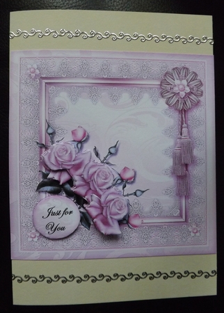 Lace Topper & Roses by Ann McKenzie
