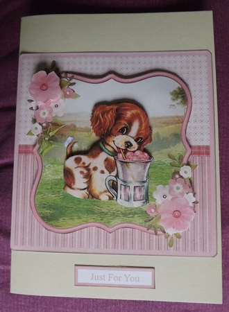 Cute Puppy Mini Kit & Decoupage by Ann McKenzie