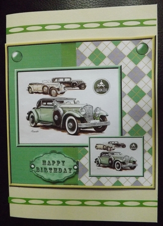 Vintage Car Card by Ann McKenzie