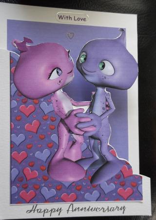 You're Out of This World A5 Shaped Front Print & Fold Card by Ann McKenzie