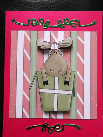 Striped, Moose Giftbox by Ann McKenzie
