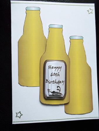 60th Birthday Bottle by Ann McKenzie