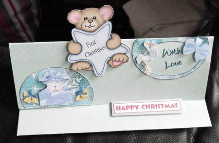 First Christmas 3D Mini Stepper by Ann McKenzie