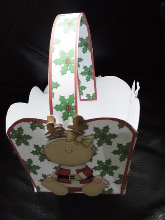 Christmas Treat Basket - First Christmas by Ann McKenzie
