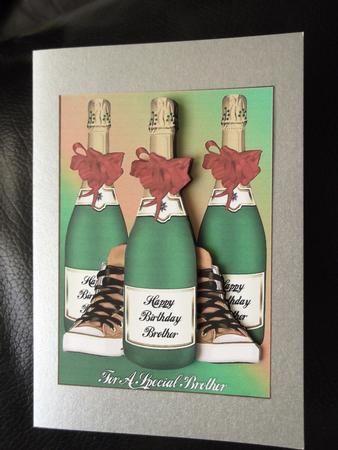 Brother - Wine and Sneakers by Ann McKenzie