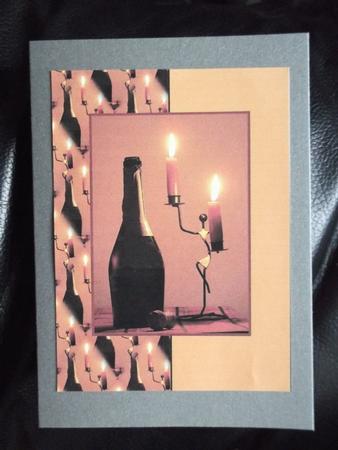 Champagne Birthday Fold Back by Ann McKenzie