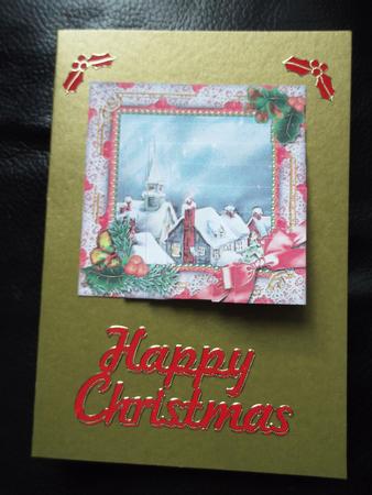 Rooftops Holly 5in Square One Corner Stacker by Ann McKenzie