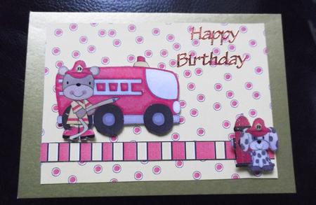 Fire Bear Card Making Set by Ann McKenzie