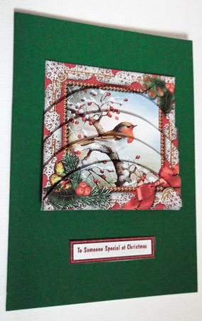 Robin 1 Holly 5inch Round Bottom Stacker by Ann McKenzie
