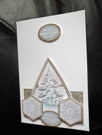 Snow Tree Flake Winter Wonderland Teardrop Trio Kit by Ann McKenzie