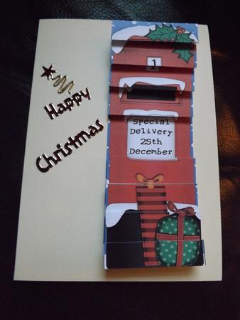 Xmas Presents Postbox Dl Side Stacker Topper by Ann McKenzie