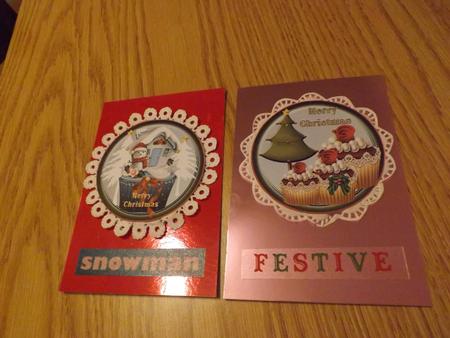 Cupcake Christmas Coasters by Ann McKenzie