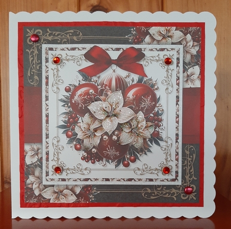 Christmas Ornament Kissing Ball Toppers No.1 by Lorrae Nicklen