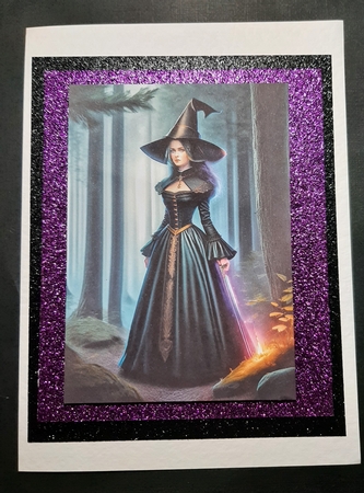 Halloween Witch Topper by Lorrae Nicklen