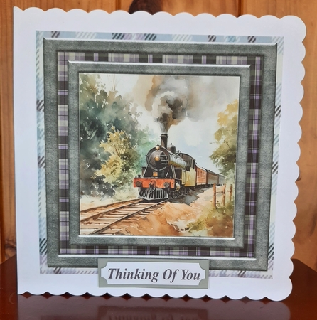Floral train card front 11 by Lorrae Nicklen